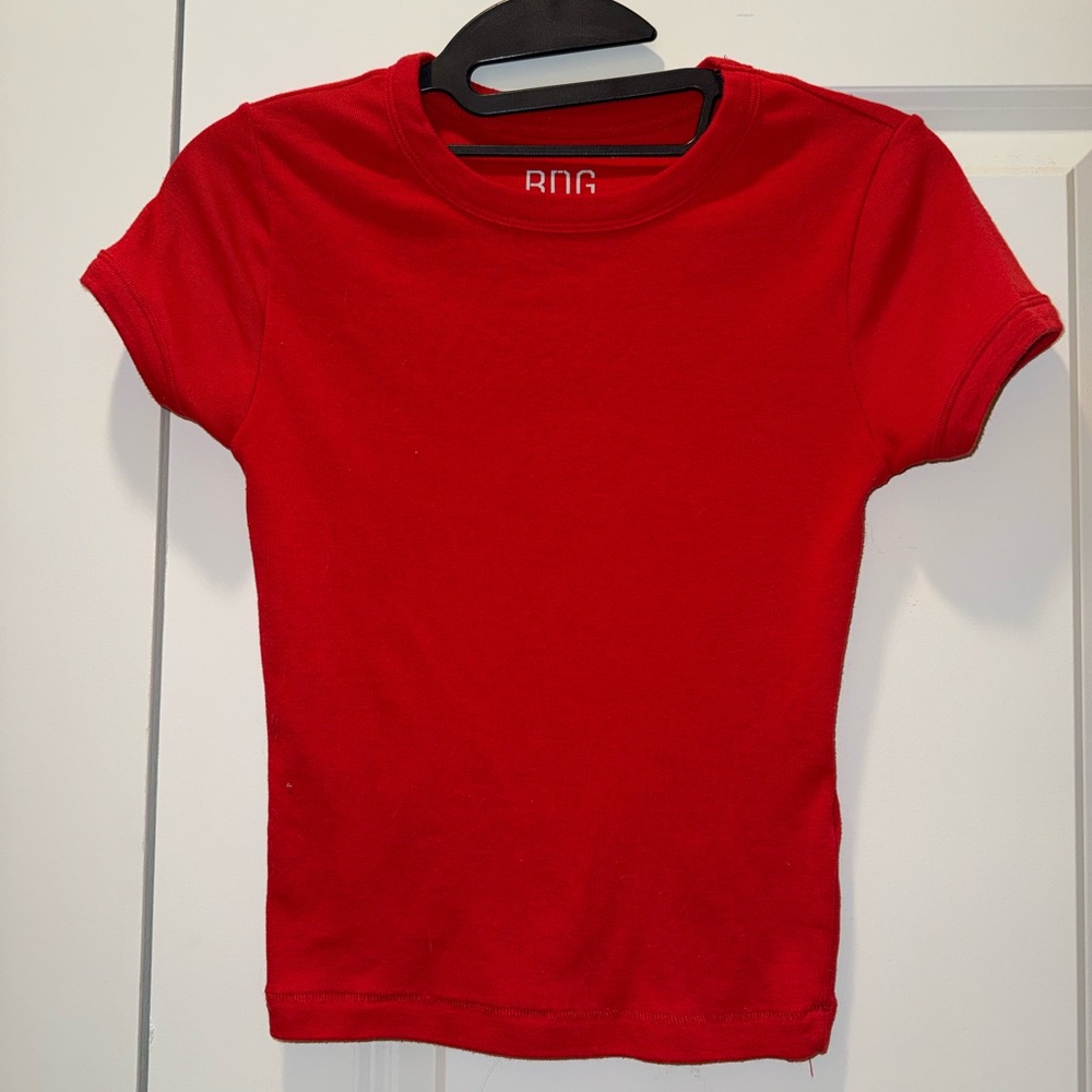 BDG Kids Bold Red Short Sleeve Tee